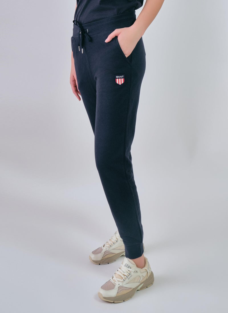 Regular Fit Retro Shield Sweat Pants