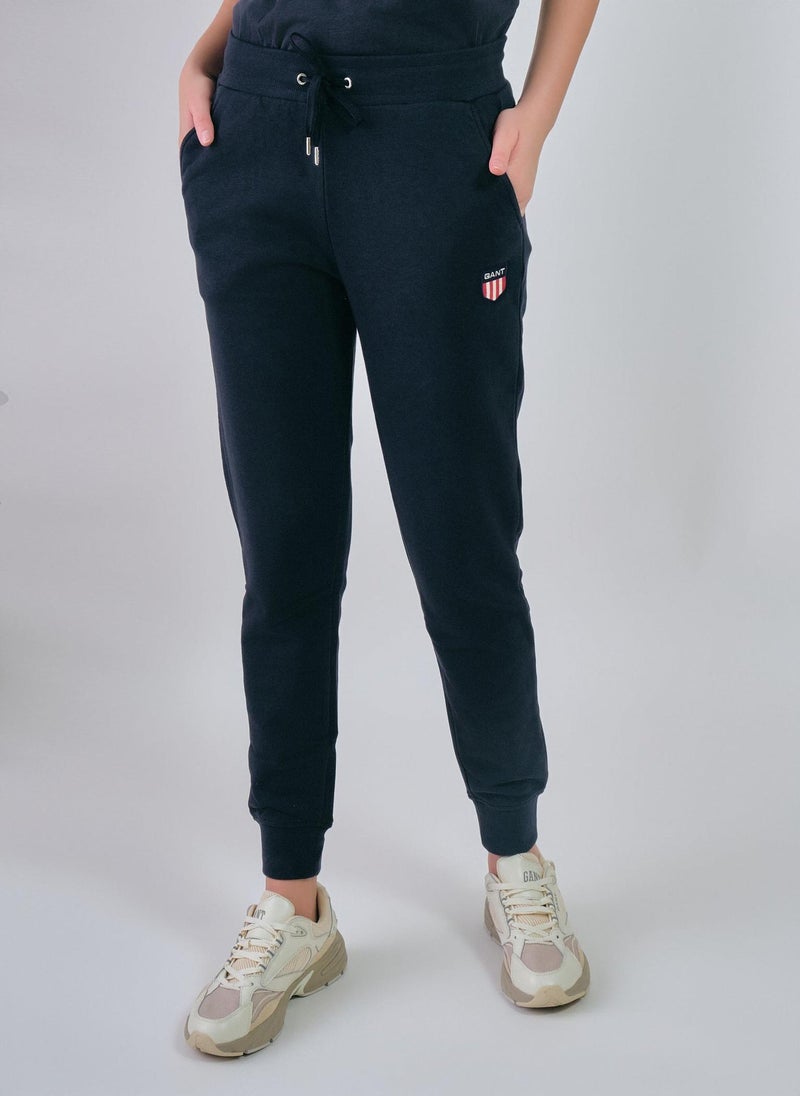 Regular Fit Retro Shield Sweat Pants