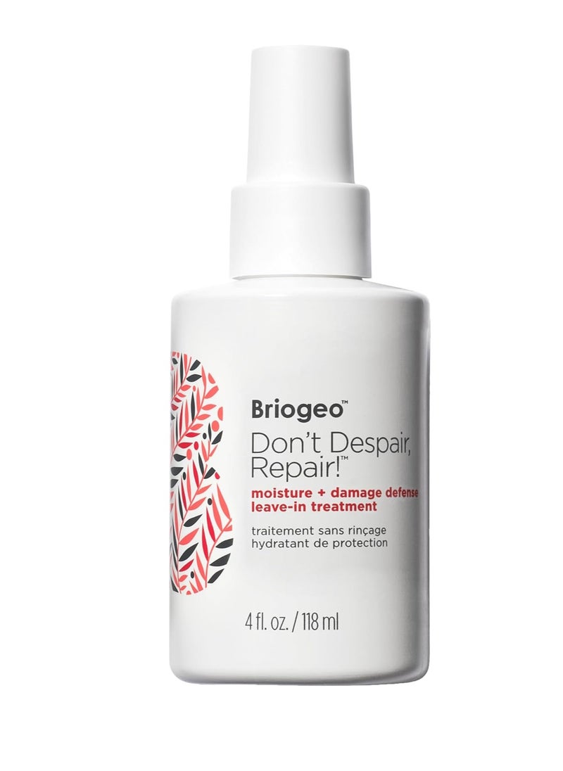 Don’t Despair Repair Moisture Damage Defense Leave In Treatment Seals Split Ends and Repairs Dry Damaged Hair Vegan Phalate and Paraben Free 118ml