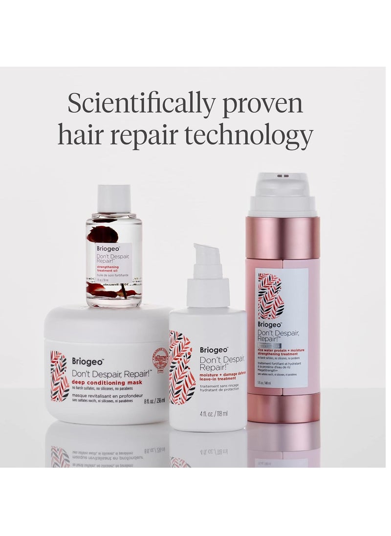 Don’t Despair Repair Moisture Damage Defense Leave In Treatment Seals Split Ends and Repairs Dry Damaged Hair Vegan Phalate and Paraben Free 118ml