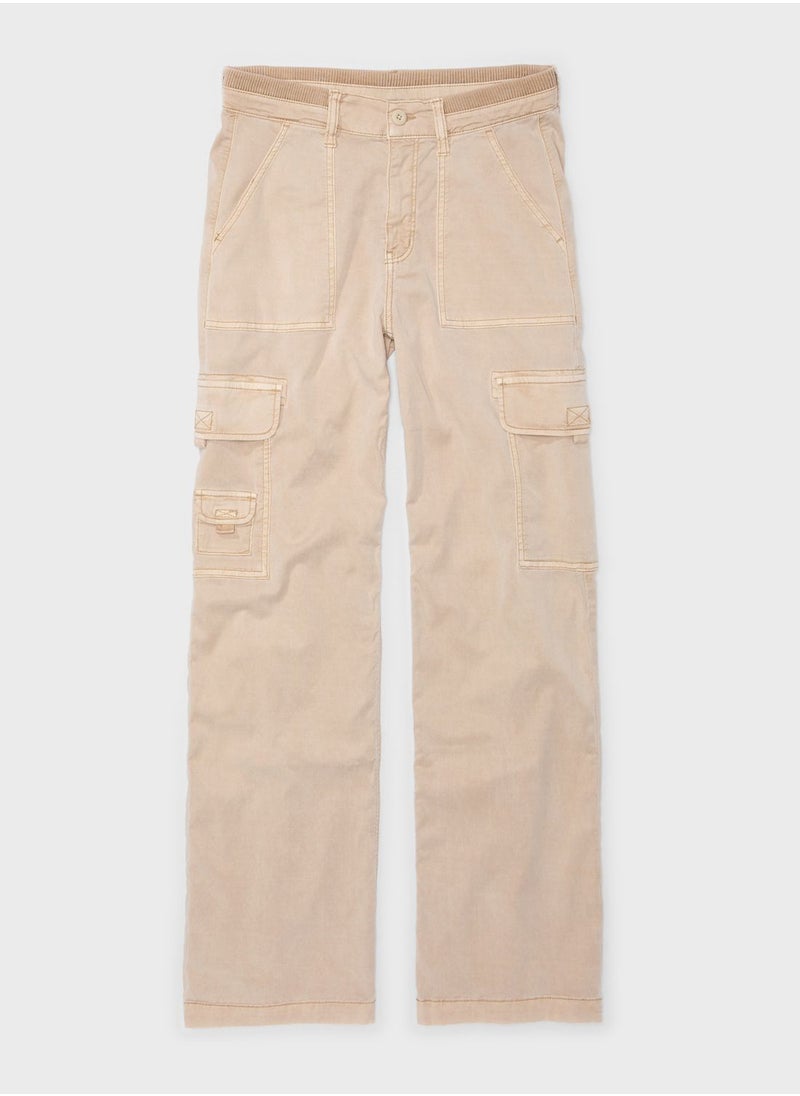 High Waist Cargo Pants