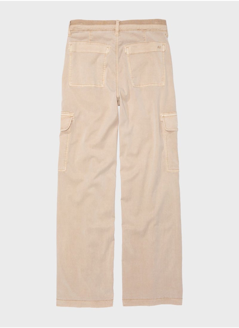 High Waist Cargo Pants