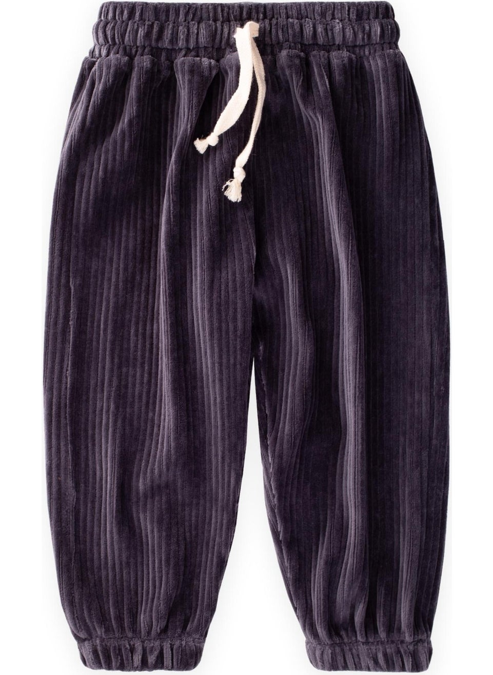 Corduroy Jogger Pants 1-10 Years Old Smoke