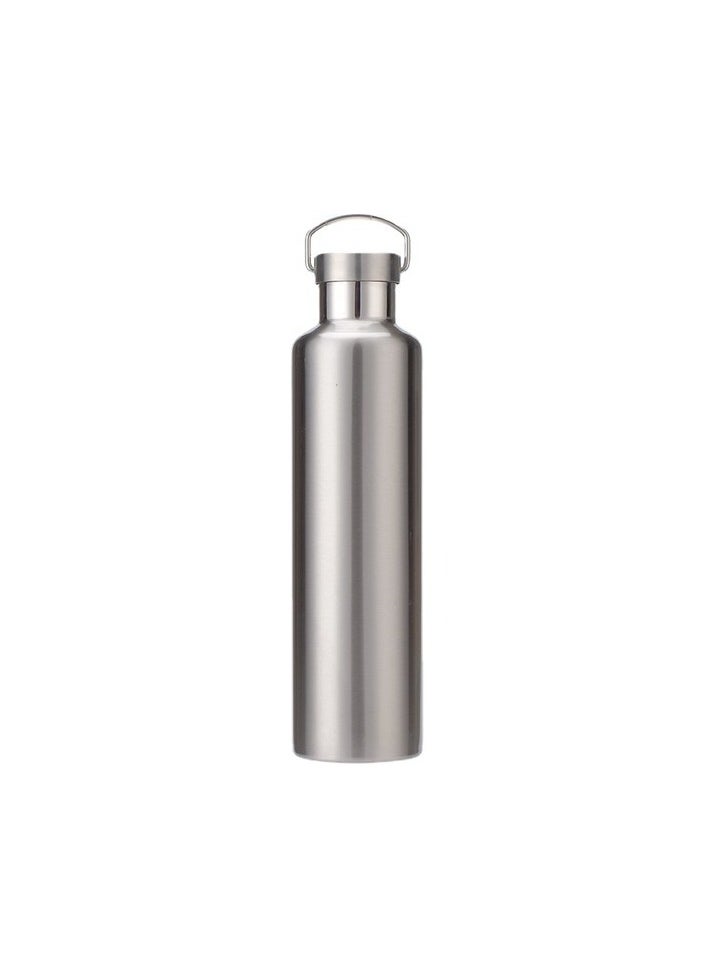 1000ml stainless steel thermos - silver Volume:1 lt Colour:Silver