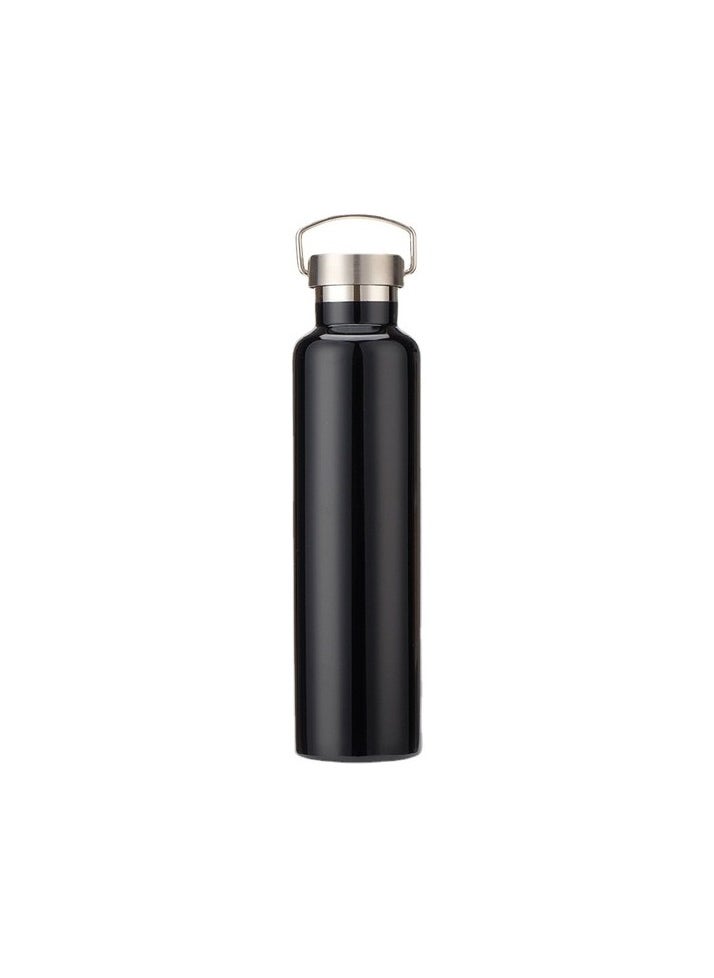 1000 ml. Stainless Steel Thermos - Black Volume:1 lt Colour:Black