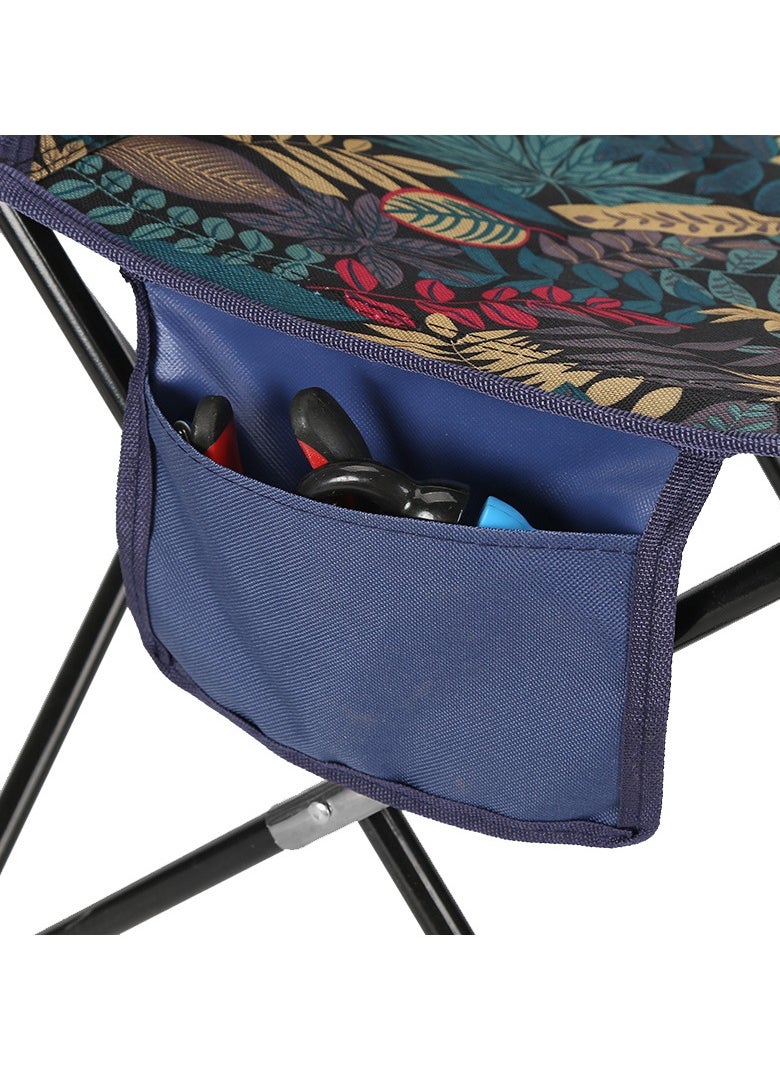 Strong Weight-Bearing Bag Chairs for Adults - Easy to Store, Foldable Camping Chairs, Perfect for Outdoor Use, Beach Chair, Folding Outdoor Chairs - Flower Color