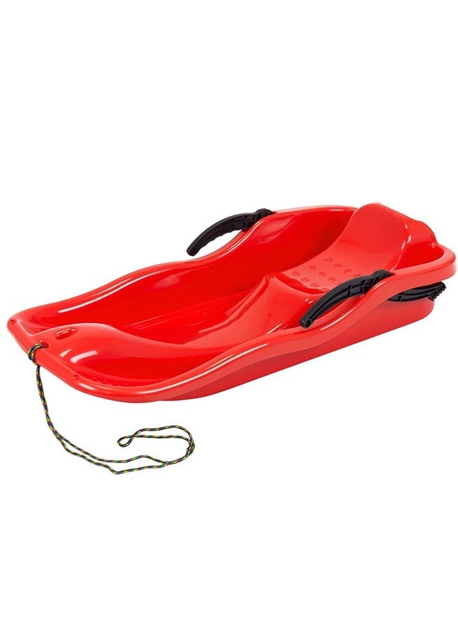 Versatile Snow Sledges,Grass Board Pad,And Sand Board For Kids And Adults,Red