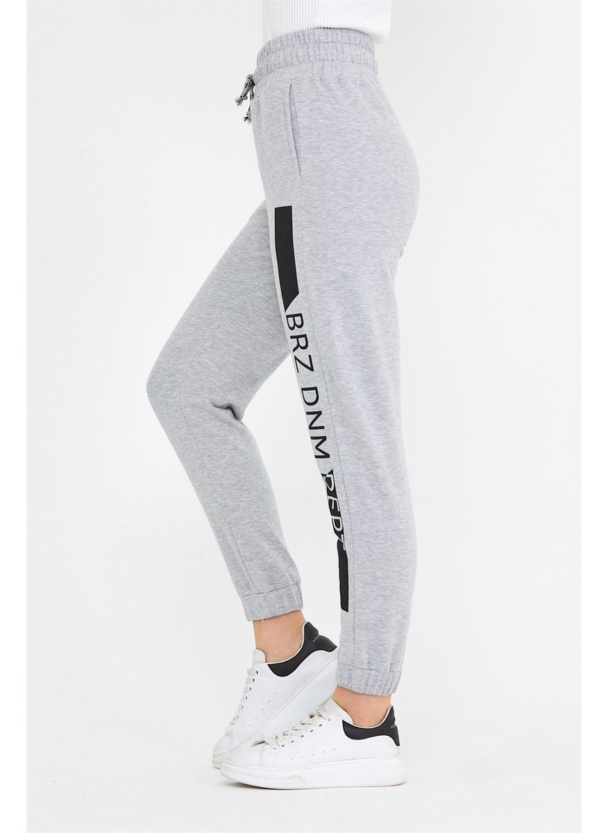 Women's Elastic Waist Contouring Bottom Tracksuit