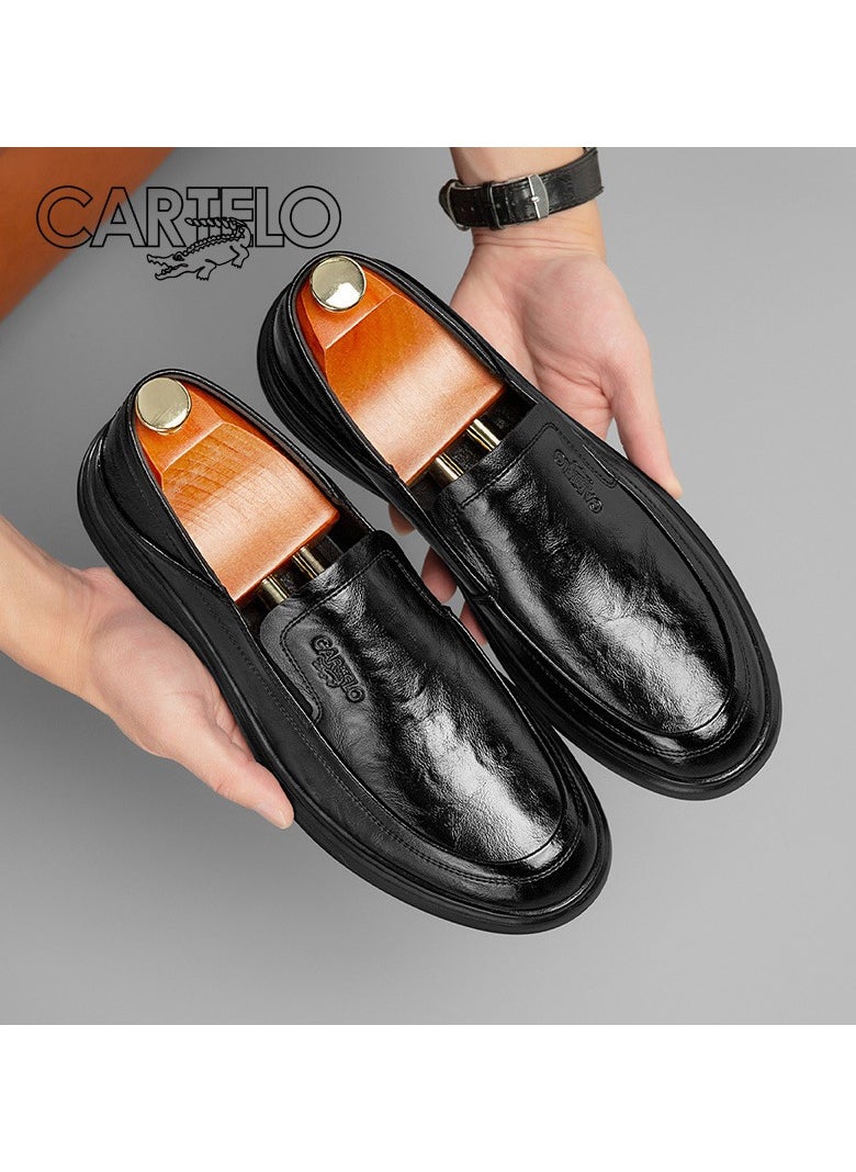 New CARTELO Comfortable Soft Soled Leather Shoes