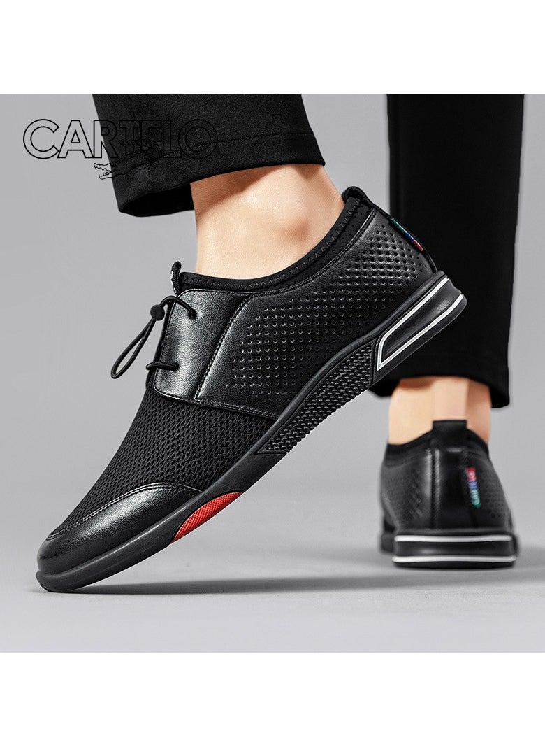 New CARTELO Comfortable Soft Soled Leather Shoes