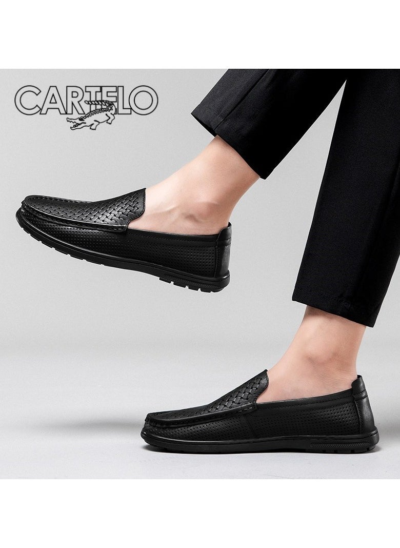 New CARTELO Comfortable Soft Soled Leather Shoes