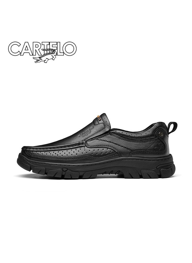 New CARTELO Comfortable Soft Soled Leather Shoes