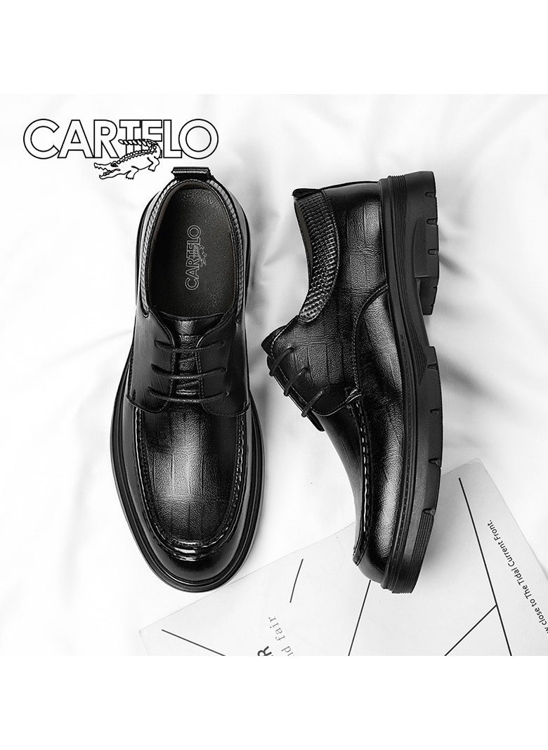 New CARTELO Comfortable Soft Soled Leather Shoes