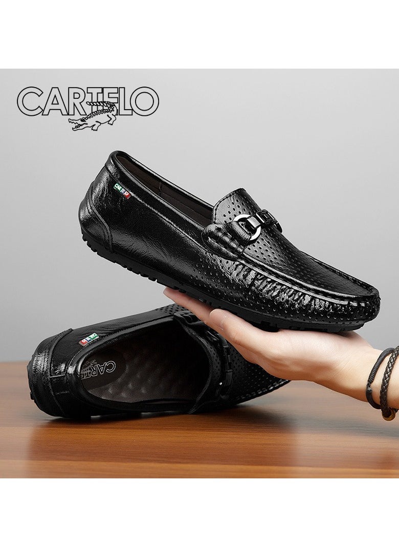 New CARTELO Comfortable Soft Soled Leather Shoes