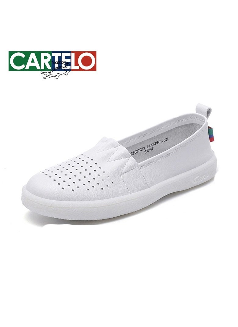 New CARTELO Comfortable Soft Soled Leather Shoes