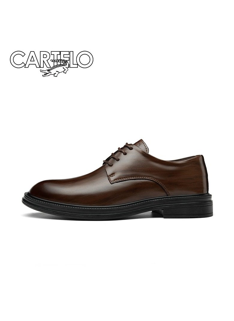 New CARTELO Comfortable Soft Soled Leather Shoes