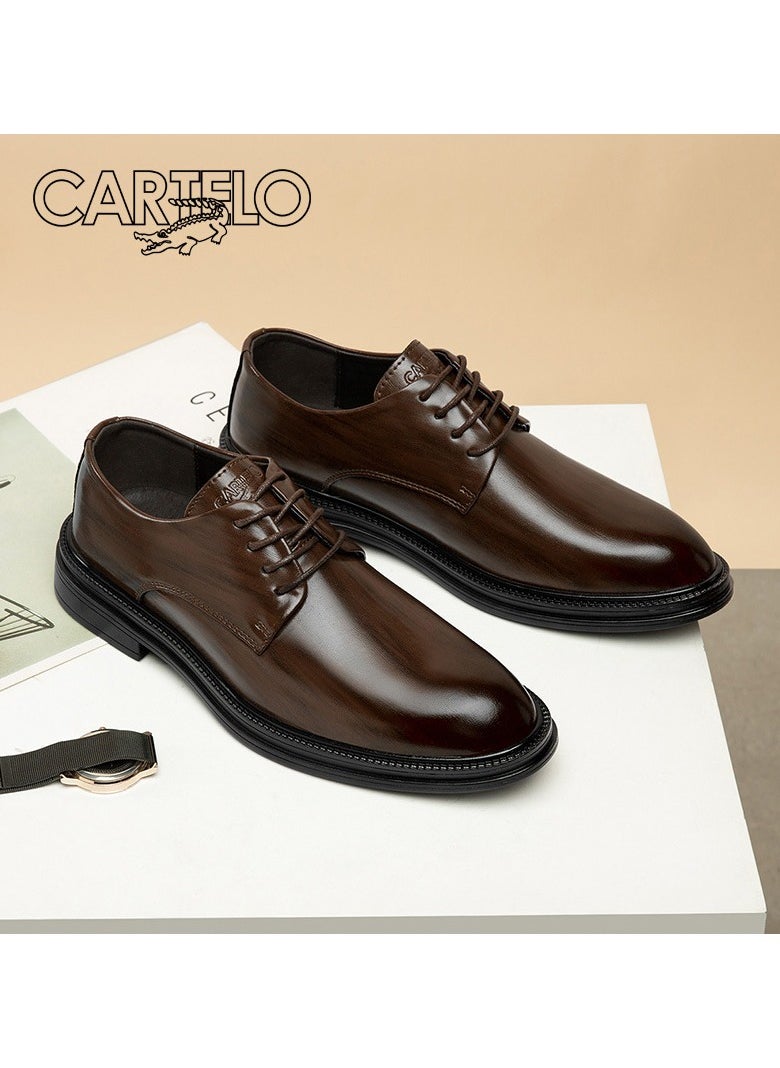 New CARTELO Comfortable Soft Soled Leather Shoes