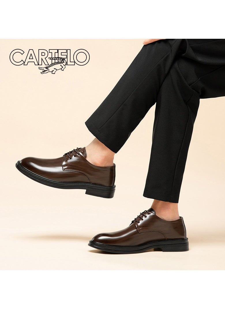 New CARTELO Comfortable Soft Soled Leather Shoes