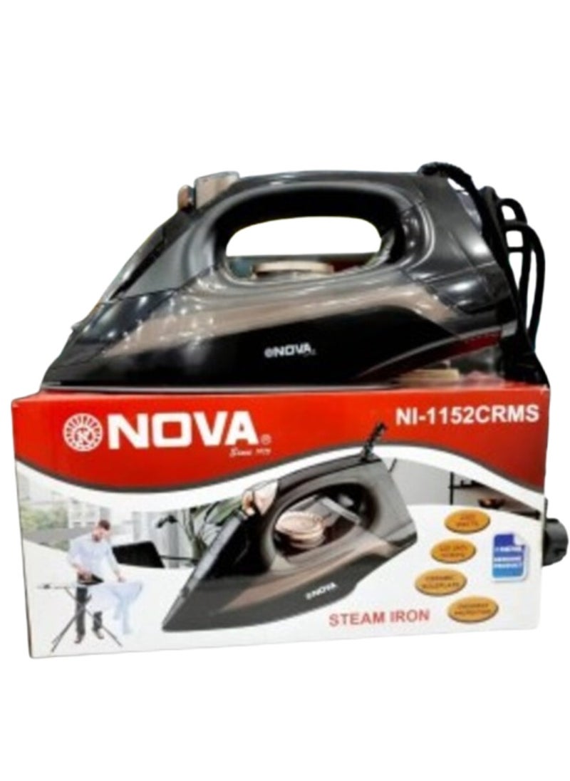 2-in-1 Steam Iron, Adjustable Temperature Control, GSI7703 | Dry & Wet Steam Iron | Ceramic Soleplate | Dry/Steam/Burst of Steam/Vertical Steam Function