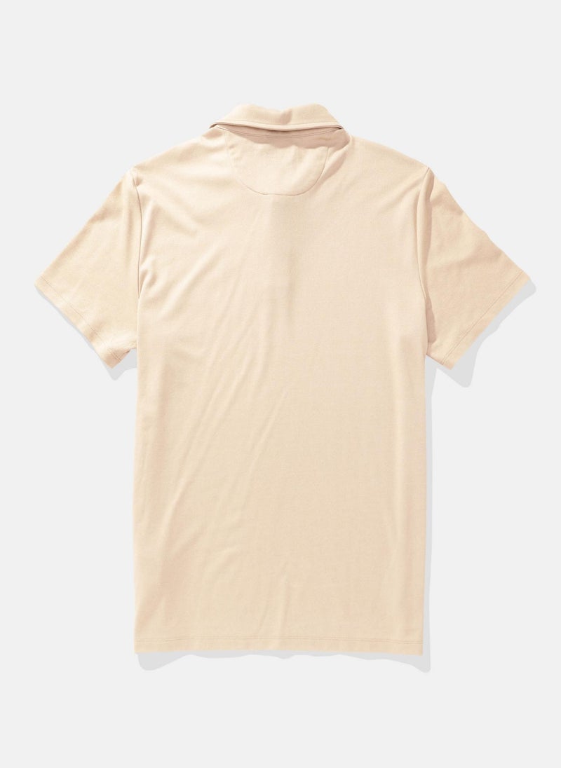 Waffle Half Sleeve Crew Neck T-Shirt