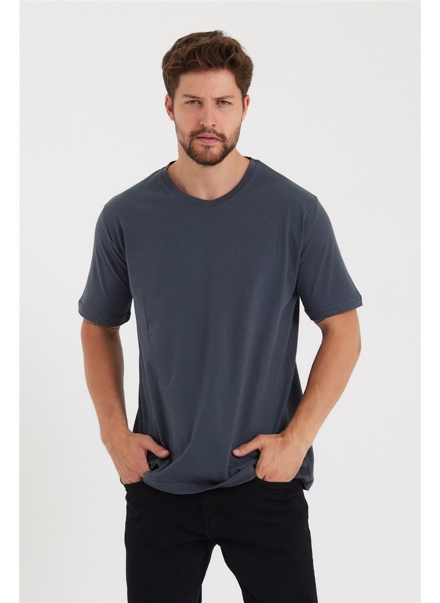 Cool Style Men's V Neck Slim Fit T-SHIRT-VYKTSR31S