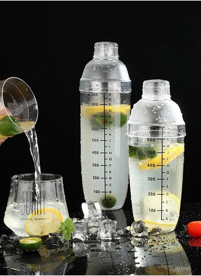 1000cc Plastic Cocktail Shaker Scale Cup