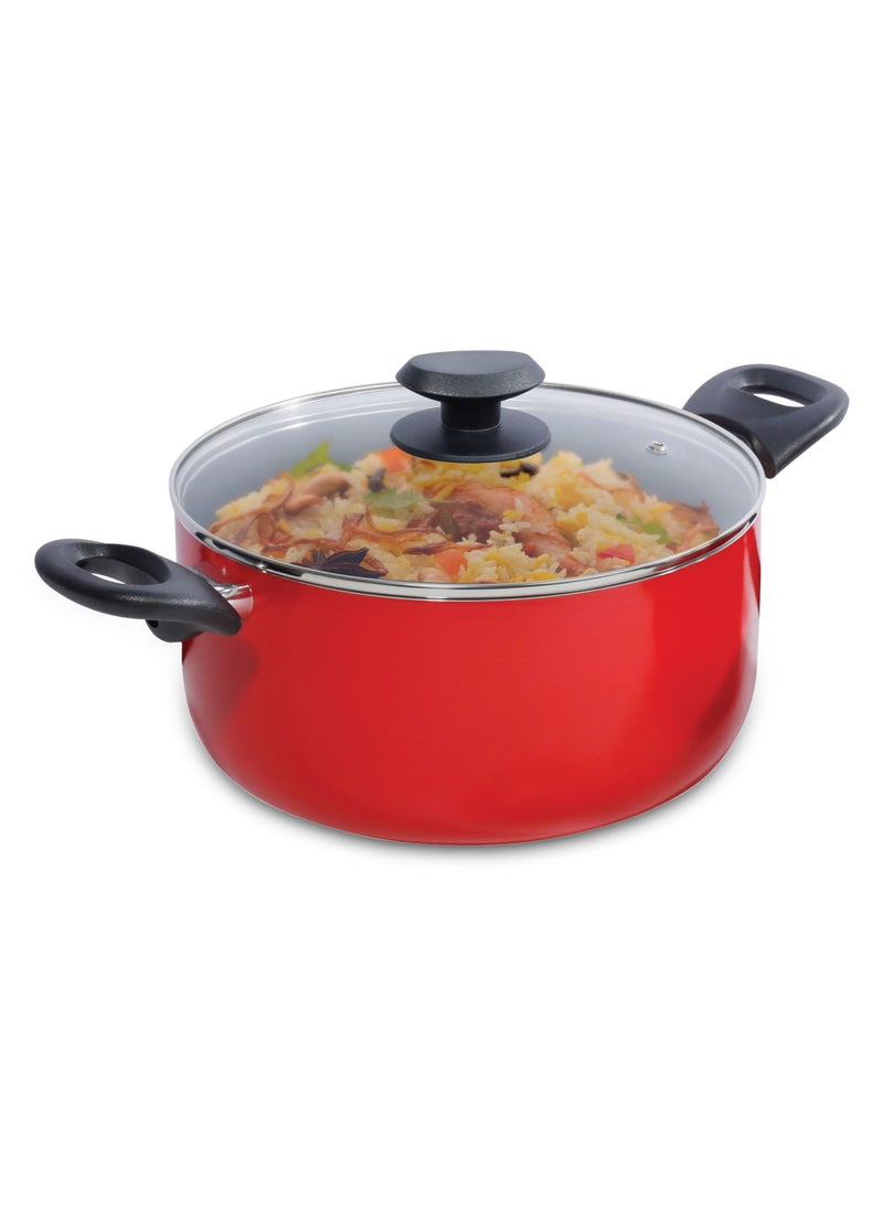 Homeway 32cm Nonstick Casserole with Lid – Durable and Easy-to-Clean Cooking Essential