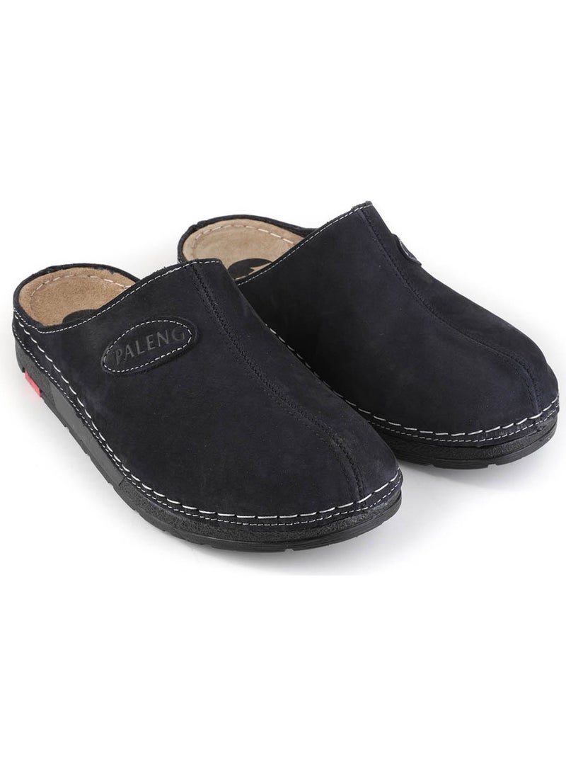 Paleng Winter Leather Men's Slippers