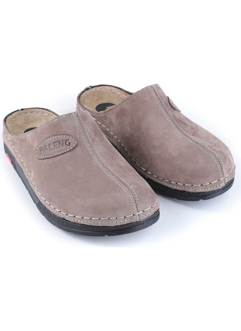 Paleng Winter Leather Men's Slippers