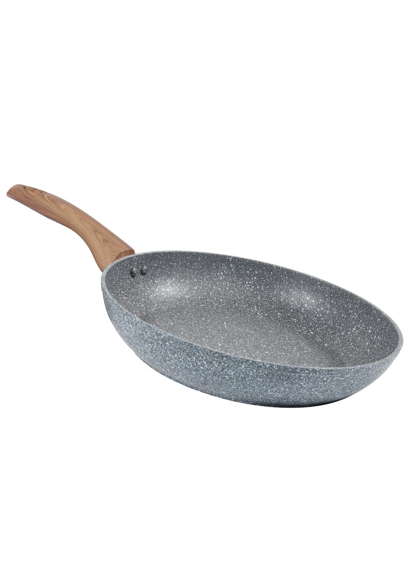 HOMEWAY 30CM MARBLE FRYPAN - FORGED