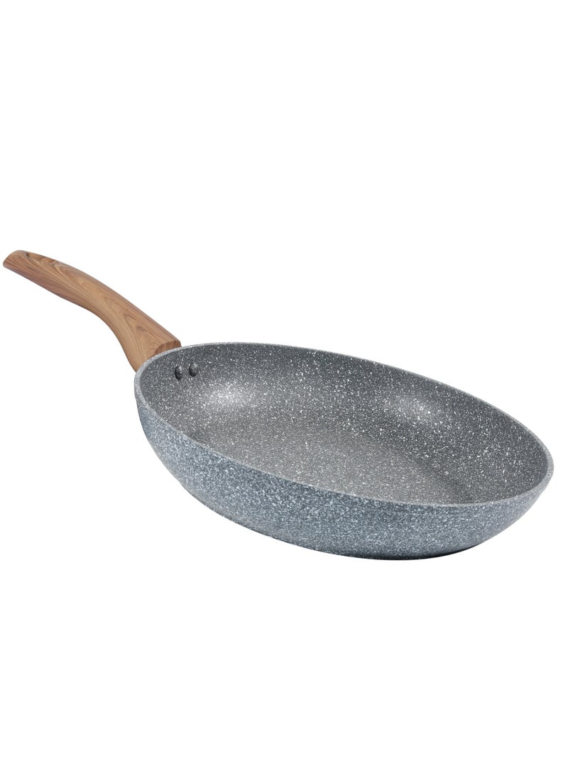 HOMEWAY 28CM MARBLE FRYPAN - FORGED