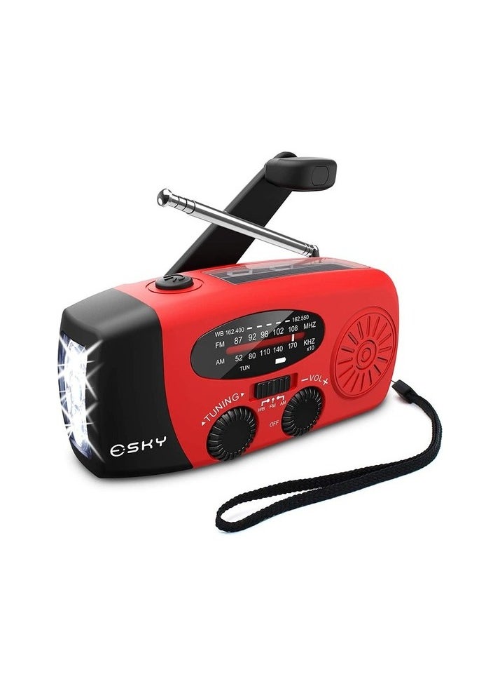 Portable Emergency Weather Radio Colour:Red Colour:Blue