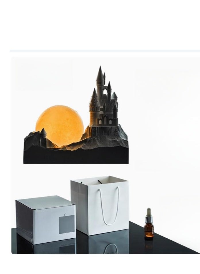 Reserved White Moonlight Castle Moon Night Light Expanded Stone Platform Light Aromatherapy Atmosphere Light Best Friend Wedding Birthday Gift