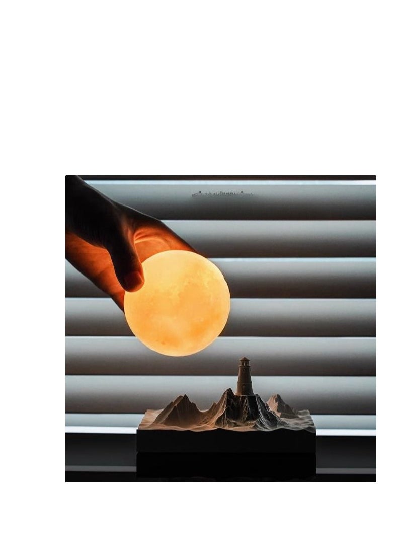 Moonlight Lighthouse Fragrance Stone Atmosphere Light Moon Desk Lamp Aromatherapy Night Light Best Friend Wedding Birthday Gift