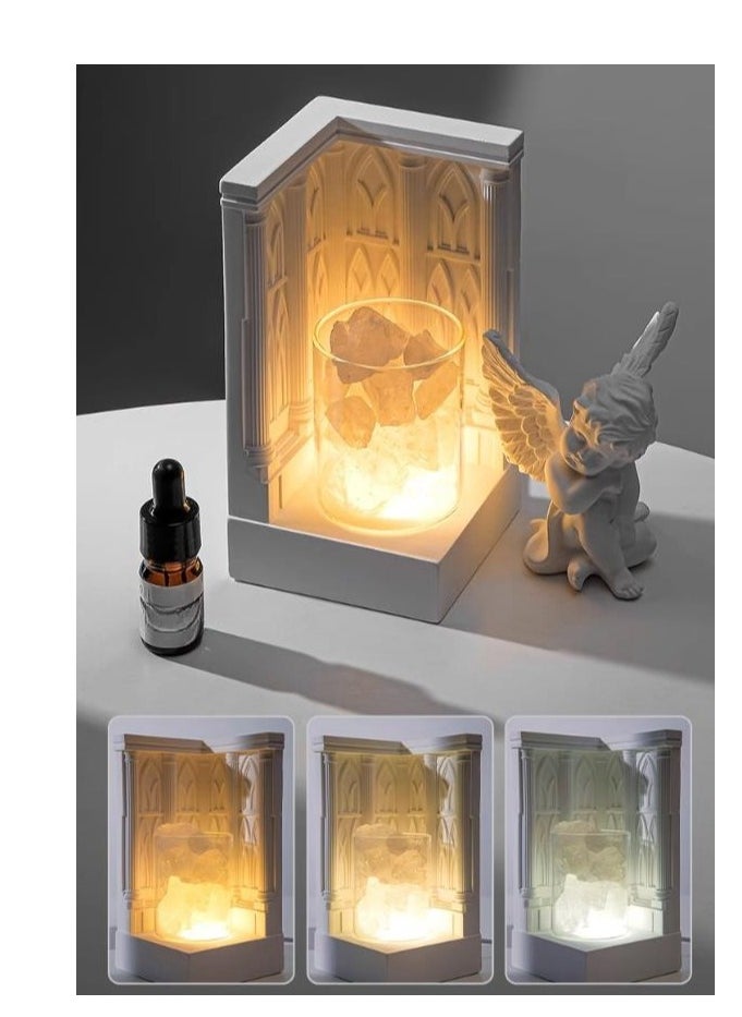 Aromatherapy Lamp Expanded Fragrance Stone Ornament Gift Box Bedroom Birthday Gift for Girls