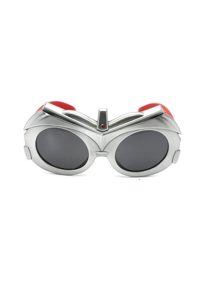 Polarized ultraman for children Anti-ultraviolet silicone sunglasses Colour:Silver