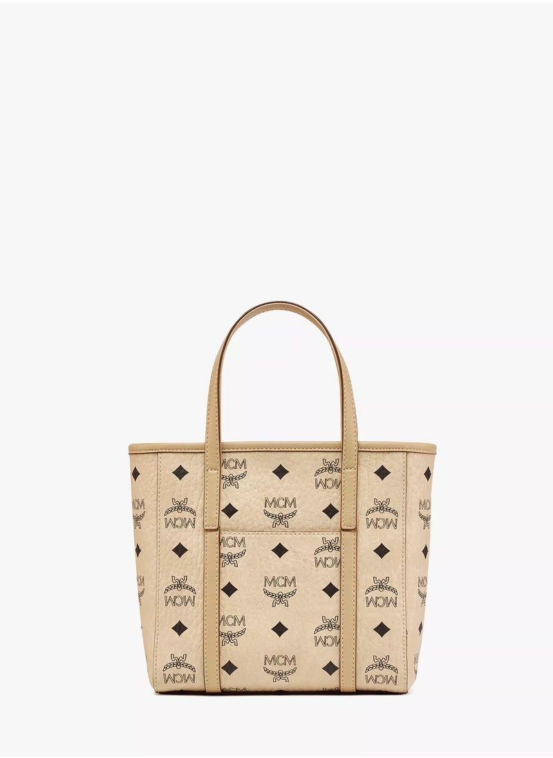 MCM Toni Top-Zip Shopper in Visetos