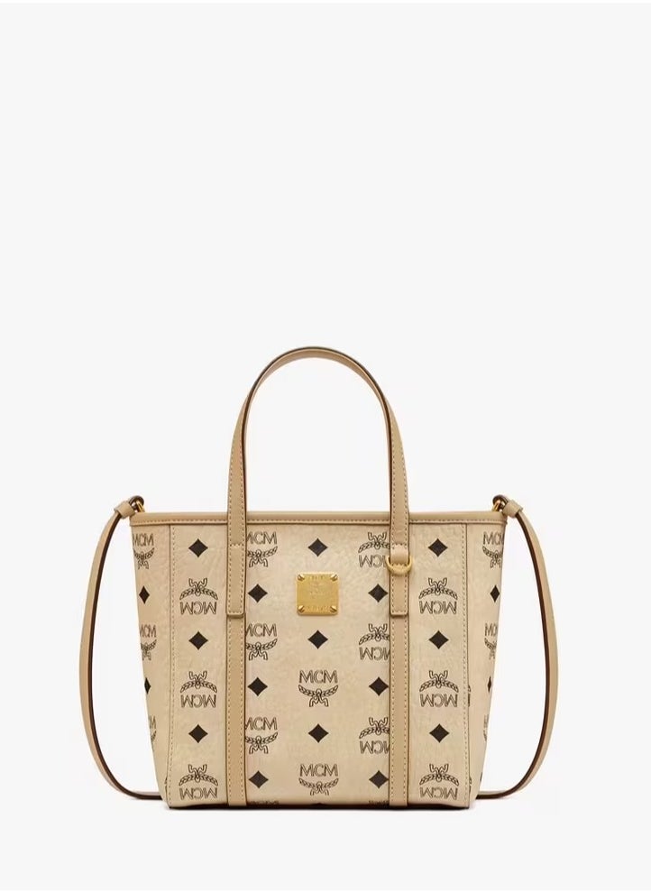 MCM Toni Top-Zip Shopper in Visetos