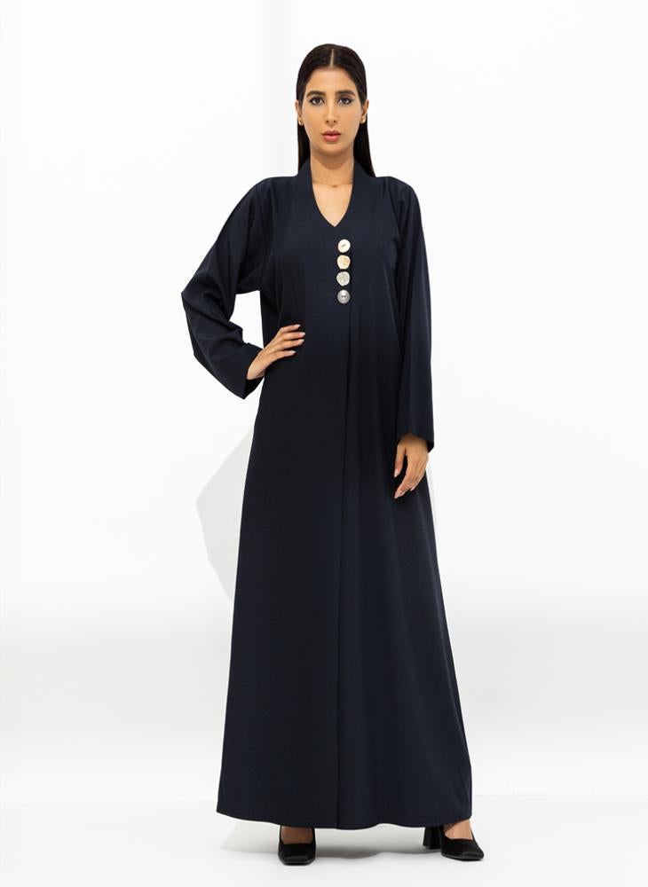 Front open abaya with sheila