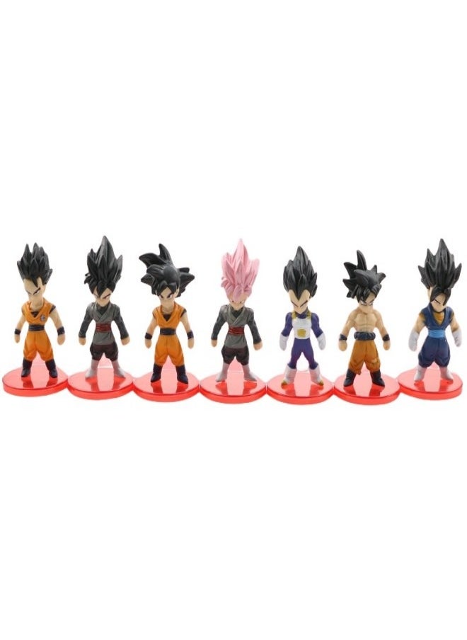 Cartoon animation dolls 21 Dragon Ball Saiyan mannequins