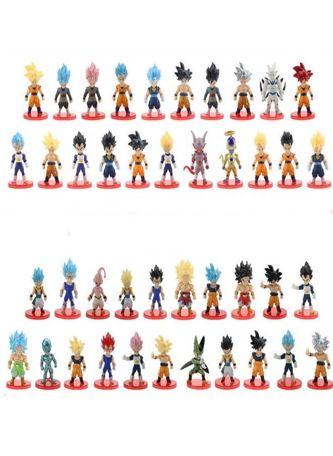 Cartoon animation dolls 21 Dragon Ball Saiyan mannequins