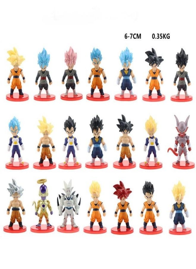 Cartoon animation dolls 21 Dragon Ball Saiyan mannequins