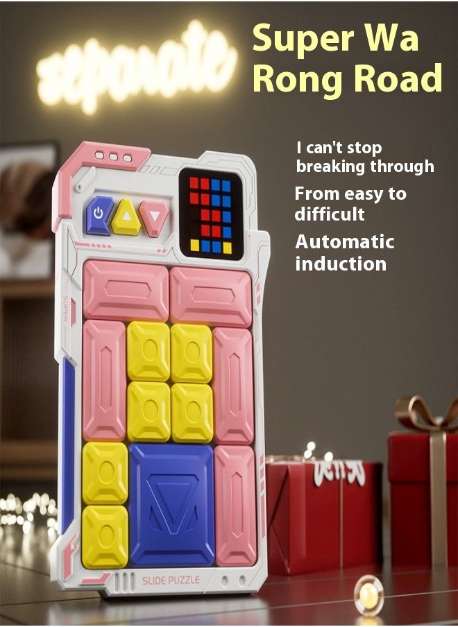 Electronic Sliding Puzzle Magnetic Blocks Puzzle Logic Thinking Problem Solving Pass Through Breakout Play Tools