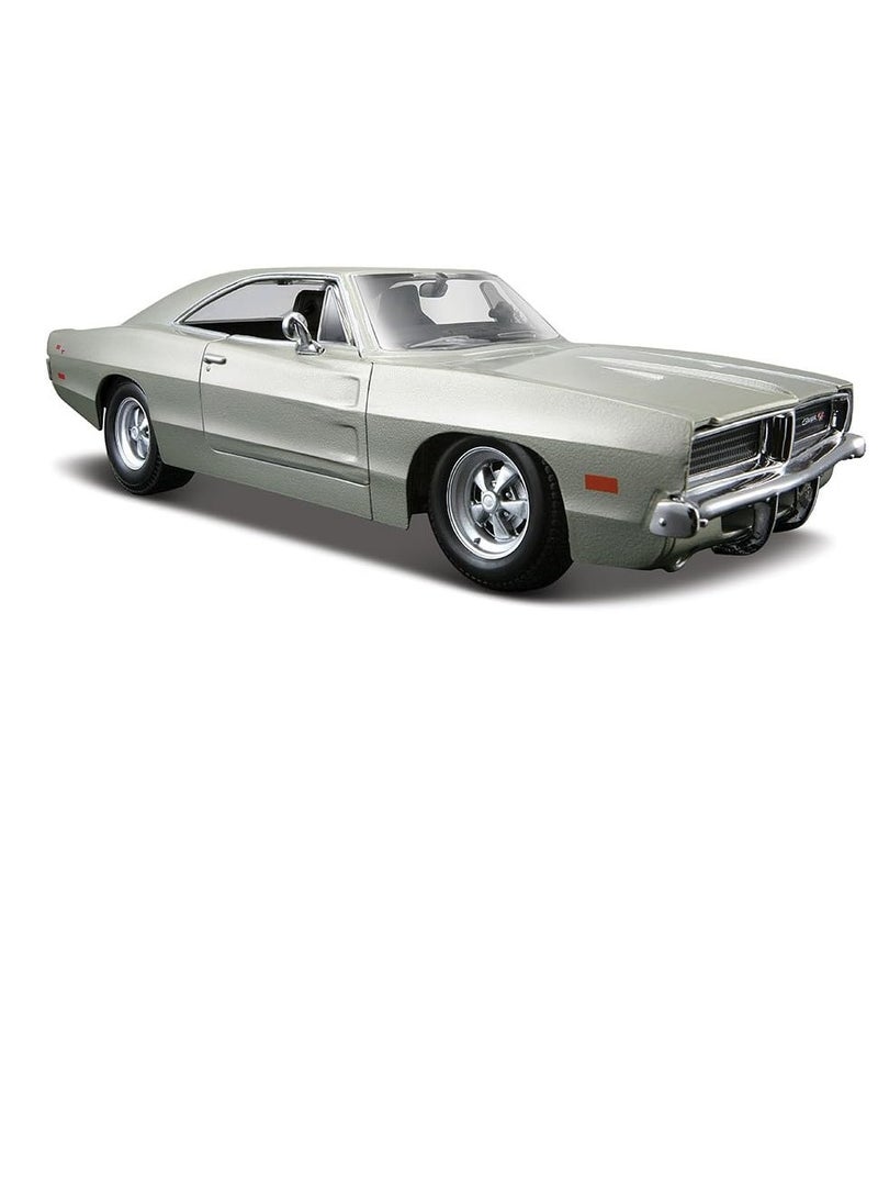 1969 Dodge Charger R/T 1:25 Scale Model - Grey