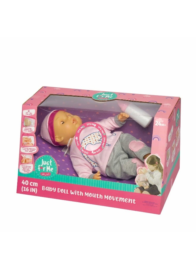 Baby Doll With Mouth Movement (40 Cm)