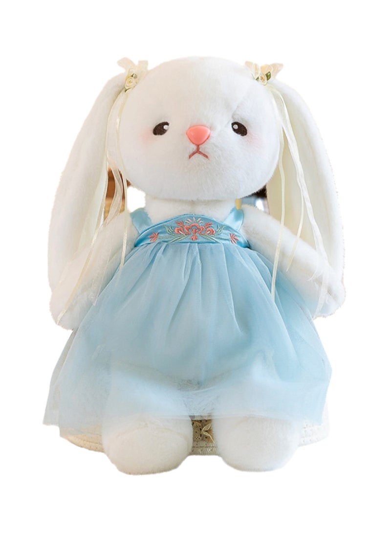 35 CM Cute Rabbit Chinese Style Dress Up Plush Toy Soft Stuffed Cartoon Doll For Girls And Boys All Ages Gift