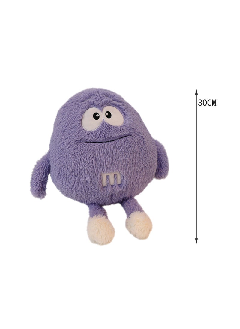 30 CM Cute Purple Cartoon Plush Toy Soft Stuffed Doll For Girls And Boys All Ages Gift