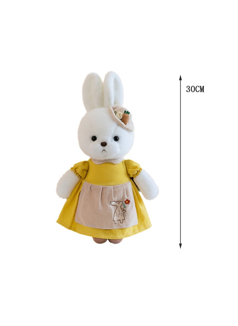 30 CM Cute Simulation Rabbit Plush Toy Soft Stuffed Doll For Girls And Boys All Ages Gift