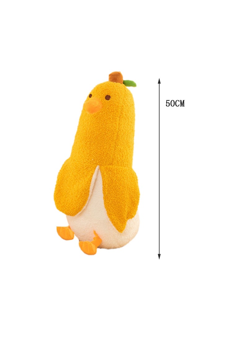 50 CM Creative Banana Duck Plush Toy Soft Stuffed Doll For Girls And Boys All Ages Gift