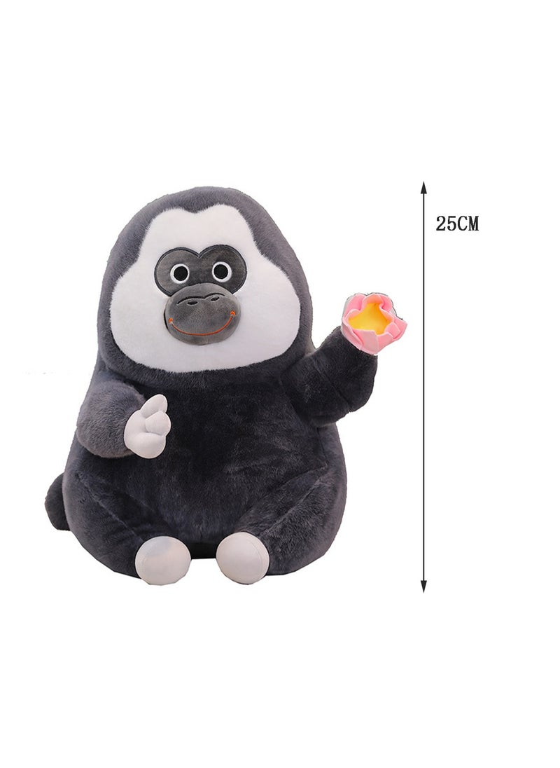 25 CM Cute Chimpanzees Plush Toy Soft Stuffed Doll For Girls And Boys All Ages Gift